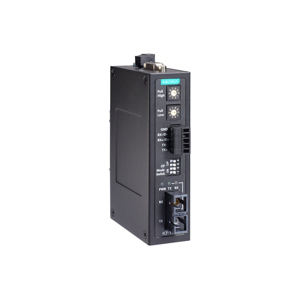 Indust. Rs-232/422/485, fbr Optc Cnvrter, St Mltimode, Icf-1150-M-St-T